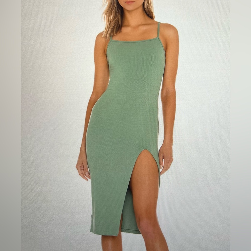 REVOLVE Superdown Candace Slit Midi Dress